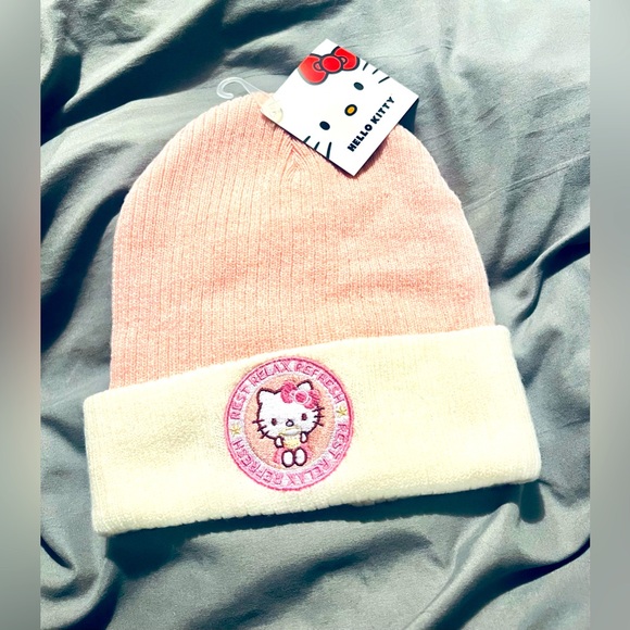 NWT Hello Kitty Rest•Relax•Refresh Beanie - Picture 1 of 2